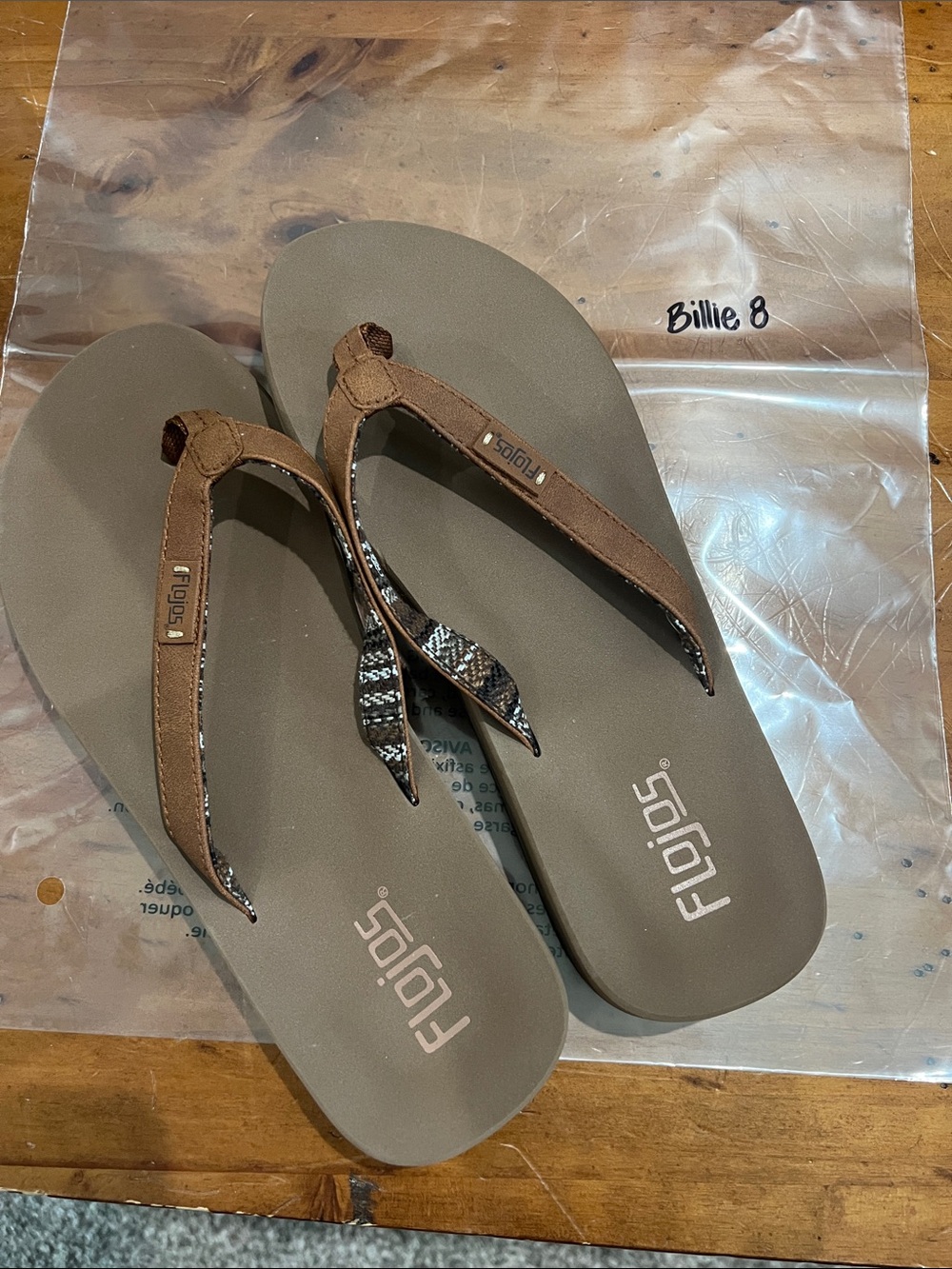 Flojos Billie Brown Flip Flops